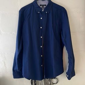 Tommy Hilfiger Navy blue tapered shirt